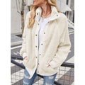 Womens Winter Sherpa Fleece Button Jacket Coat by DailySale