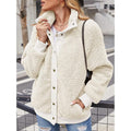 Womens Winter Sherpa Fleece Button Jacket Coat by DailySale