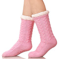 Women's Winter Super Soft Warm Cozy Fuzzy Fleece-Lined with Grippers Slipper Socks by DailySale