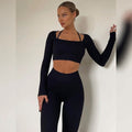 Women's WorWomen's Long Sleeve Sport Activewear Setkout Sets by DailySale