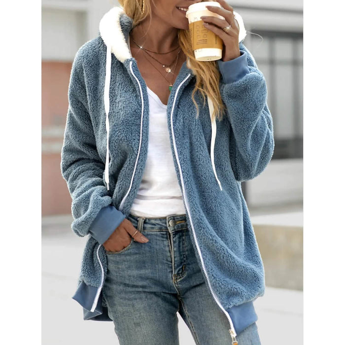Women's Zip Fleece Hoodie Sweatshirt by DailySale