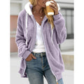 Women's Zip Fleece Hoodie Sweatshirt by DailySale