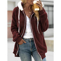 Women's Zip Fleece Hoodie Sweatshirt by DailySale