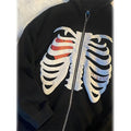 Women's Zip Up Skeleton Letter Hoodie Sweatshirt by DailySale