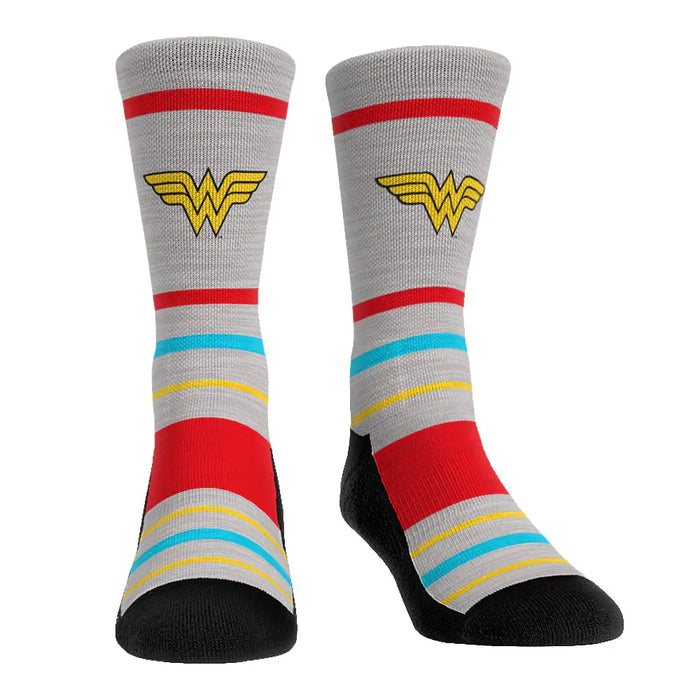 Wonder Woman - Classic Stripes by Rock 'Em Socks