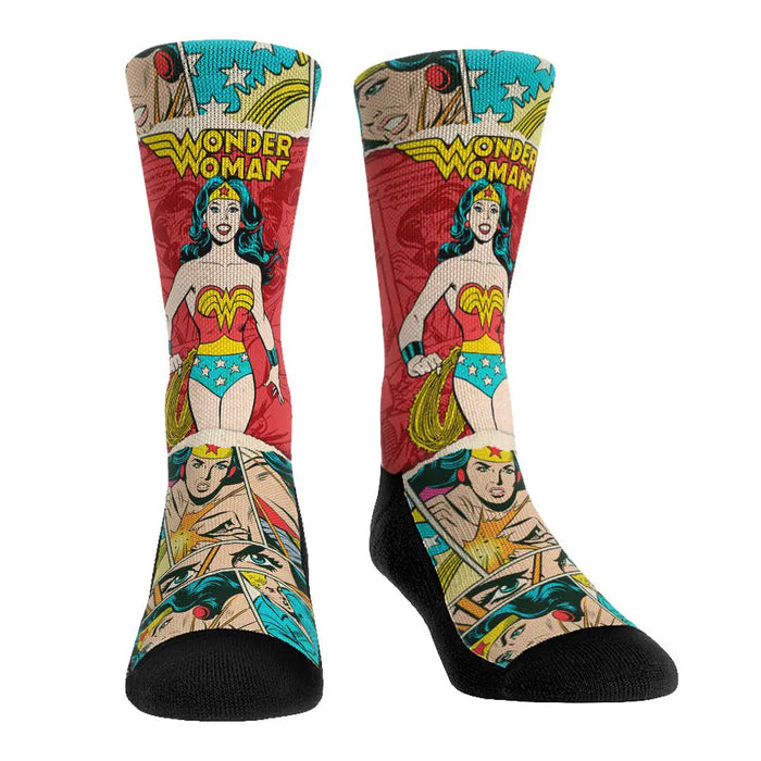 Wonder Woman - Off Panel by Rock 'Em Socks