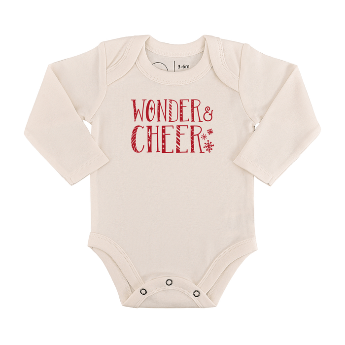 long sleeve graphic bodysuit | wonder and cheer by Finn + Emma