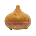 Wood Grain Ultrasonic Cool Mist Diffuser With 7 Color LED Lights by DailySale