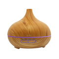 Wood Grain Ultrasonic Cool Mist Diffuser With 7 Color LED Lights by DailySale