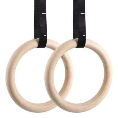 Wood Gymnastic Rings by DailySale