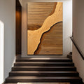 Wood Rift Wall Art by Tailored Canvases