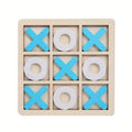 Wood Tic-Tac Toe XOXO Board Game by DailySale