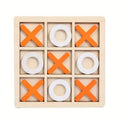Wood Tic-Tac Toe XOXO Board Game by DailySale