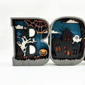 Wooden 3D Halloween Letter Shaped LED Light by DailySale