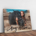 Wooden Animal Portrait Sign | Personalized Canvas Wall Art by Tailored Canvases