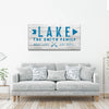 Wooden Lake Arrow Sign