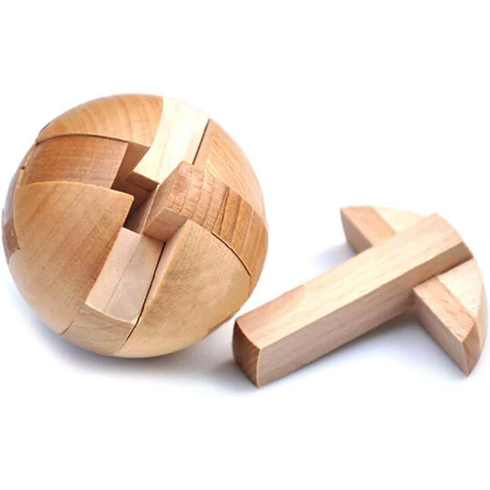 Wooden Puzzle Magic Ball Brain Teasers Toy Intelligence Game by DailySale