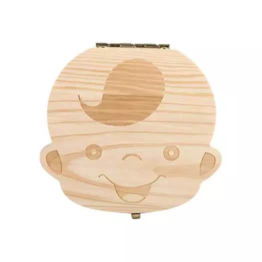 Wooden Storage Keepsake Box For Baby Teeth by DailySale