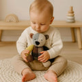 Wool Knit Buddy | Dee the Patchwork Bear by Finn + Emma