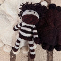 Wool Knit Buddy | Zachary the Zebra by Finn + Emma