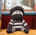 Wool Knit Buddy | Zachary the Zebra by Finn + Emma