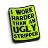 Work Harder Hard Hat Decal