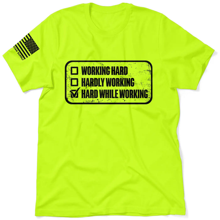 Working Hard - Safety T-Shirt by Armed American Supply