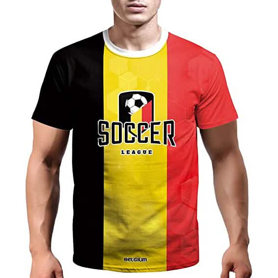 World Cup 2022 Soccer Jersey Women & Mens Football T-Shirts Belgium by DailySale