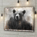 Animals Forest Bear Brown Canvas Wall Art by Tailored Canvases