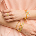 Studded Bangle by Christina Greene