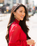 Matte Hoop Earrings by Christina Greene