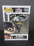 Wyatt Russell Signed US Agent Funko Pop #815 (Heritage COA) by Price Is Right Miami