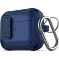 X-Armor for Airpods 3rd Generation Case with Locking Lid | Protective Carrying Pod with Carabiner Keychain (Airpods Gen 3) by DailySale