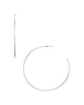 Aqua Freedom Large Whisper Hoop Earrings - Silver Tone by Vanessa Jane