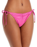 Pq Swim Ruched Side Tie Bikini Bottom by Vanessa Jane