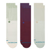 Stance Icon Pop 3-Pack Crew Socks - Canvas