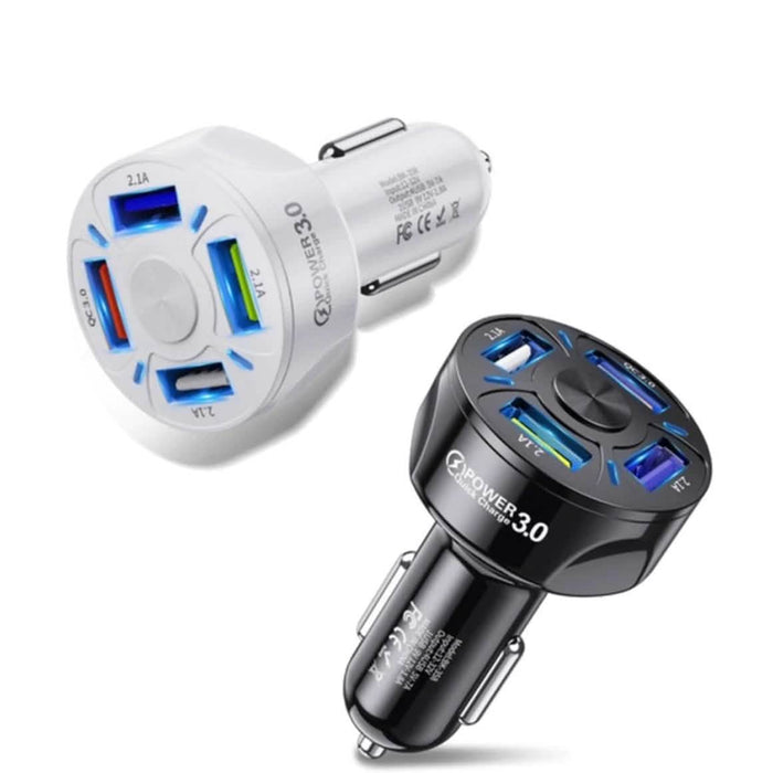XIA LED 4 Port Rapid Car Charger by DailySale
