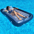 XL Floating Pool Bed, Inflatable Water Lounger Raft by DailySale