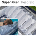 XL Floating Pool Bed, Inflatable Water Lounger Raft by DailySale