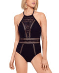 Salt + Cove Juniors Crochet One-Piece Swimsuit, Size XL by Vanessa Jane
