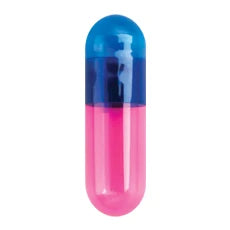 CONI-SNAP Hard Gelatin Capsules, Size #1, Blue/Pink (5,000 Count) by Pasteur Pharmacy