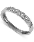 Charter Club Pave Braid Bangle Bracelet by Vanessa Jane