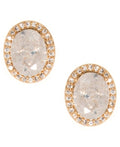Lonna & Lilly Gold-Tone Stone & Crystal Halo Stud Earrings by Vanessa Jane