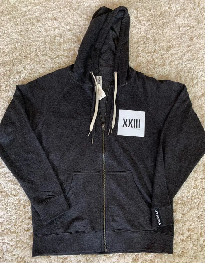 XXIII JJStrong Zip-Up - Charcoal by Boutique 23