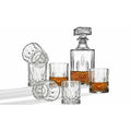 Studio Silversmiths 34 Oz. Diamond Decanter and 10 Oz. DOF Whiskey Glasses by Vanessa Jane