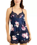 Inc Lace-Trim Satin Cami and Shorts Sleep Set, Size XS by Vanessa Jane
