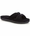 Isotoner Micro-Terry Satin Slide Slipper, 8.5-9 by Vanessa Jane
