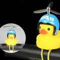 Yellow Little Duck Shape Bike Bell Bike Horn and Front Light by DailySale