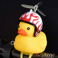 Yellow Little Duck Shape Bike Bell Bike Horn and Front Light by DailySale