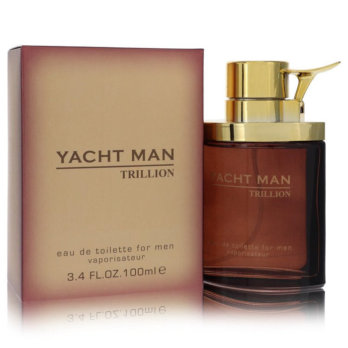 Yacht Man Trillion by Myrurgia Eau De Toilette Spray 3.4 oz for Men by Avera Group